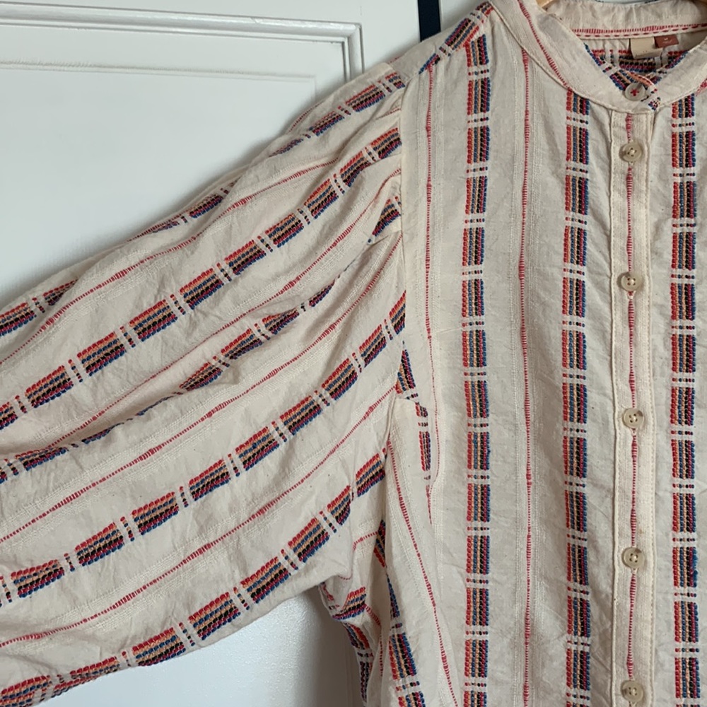 Anthropologie / Pilcro balloon 3/4 sleeve blouse - Picture 4 of 6